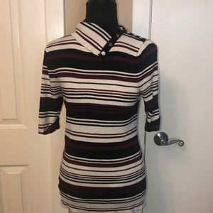 White House Black Market striped top